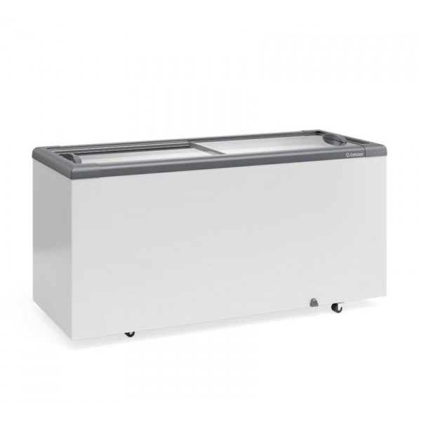 Conservador Refrigerador Vivo Vidro Reto Deslizante 500L - Dupla Ação - GHD-500CZ - Gelopar