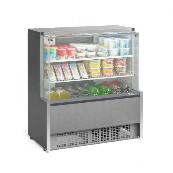 Vitrine Refrigerada Tipo Inox 1.10m - Universal - 1 Placa Fria - Gelopar