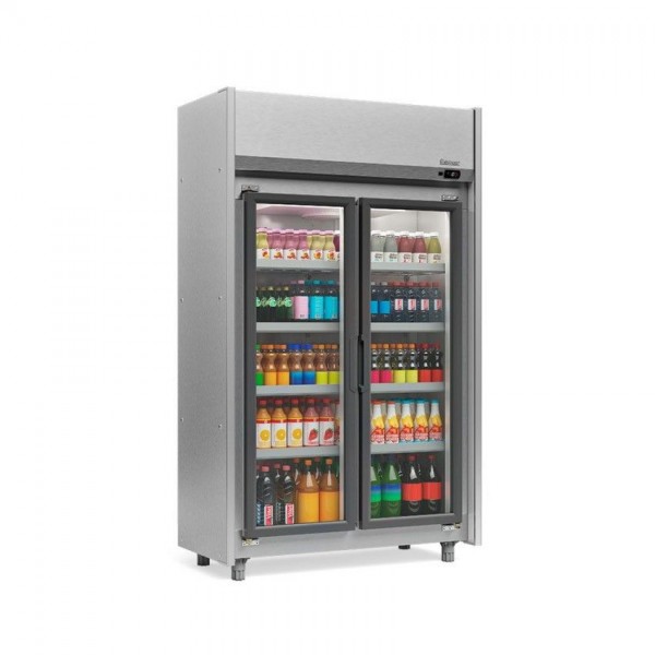 Refrigerador Vertical Auto Serviço - 2 Portas - 5 Níveis de prateleiras regulaveis GEAS-2P